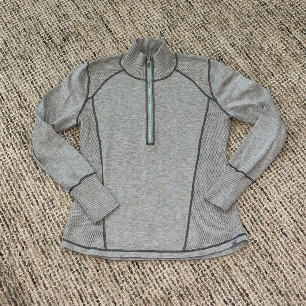 Eddie Bauer Ladies 1/4 zipper sweater